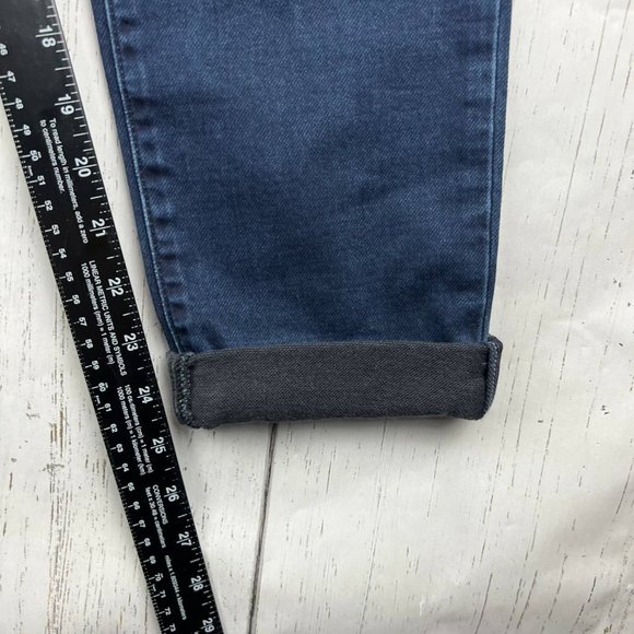 Mavi 27x25 Mid Rise Sporty Jogger Sexy Denim Jeans Pants Blue Women New - Picture 10 of 16